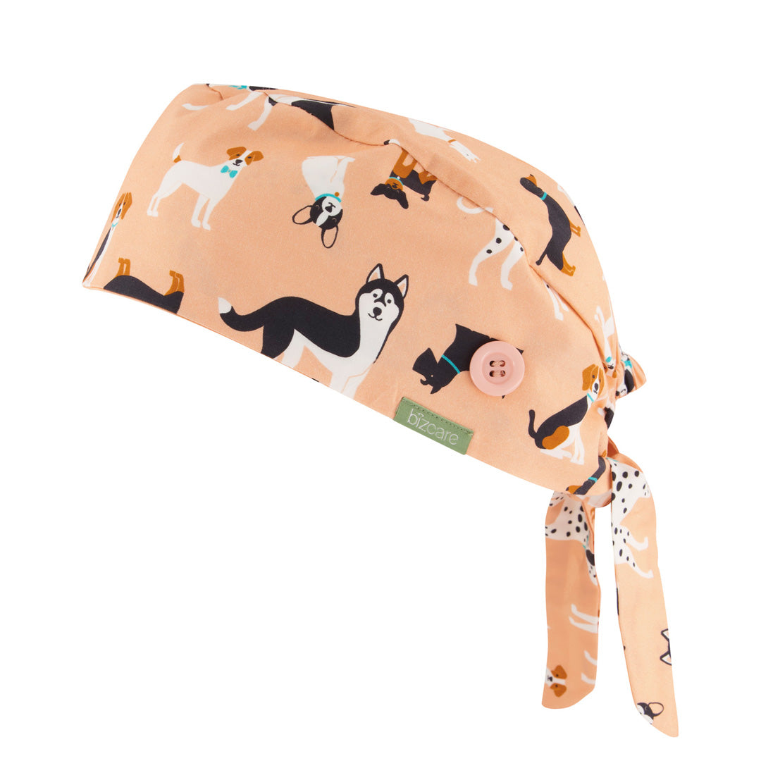 Biz Care The Printed Scrub Cap | Adults Puppies Headwear