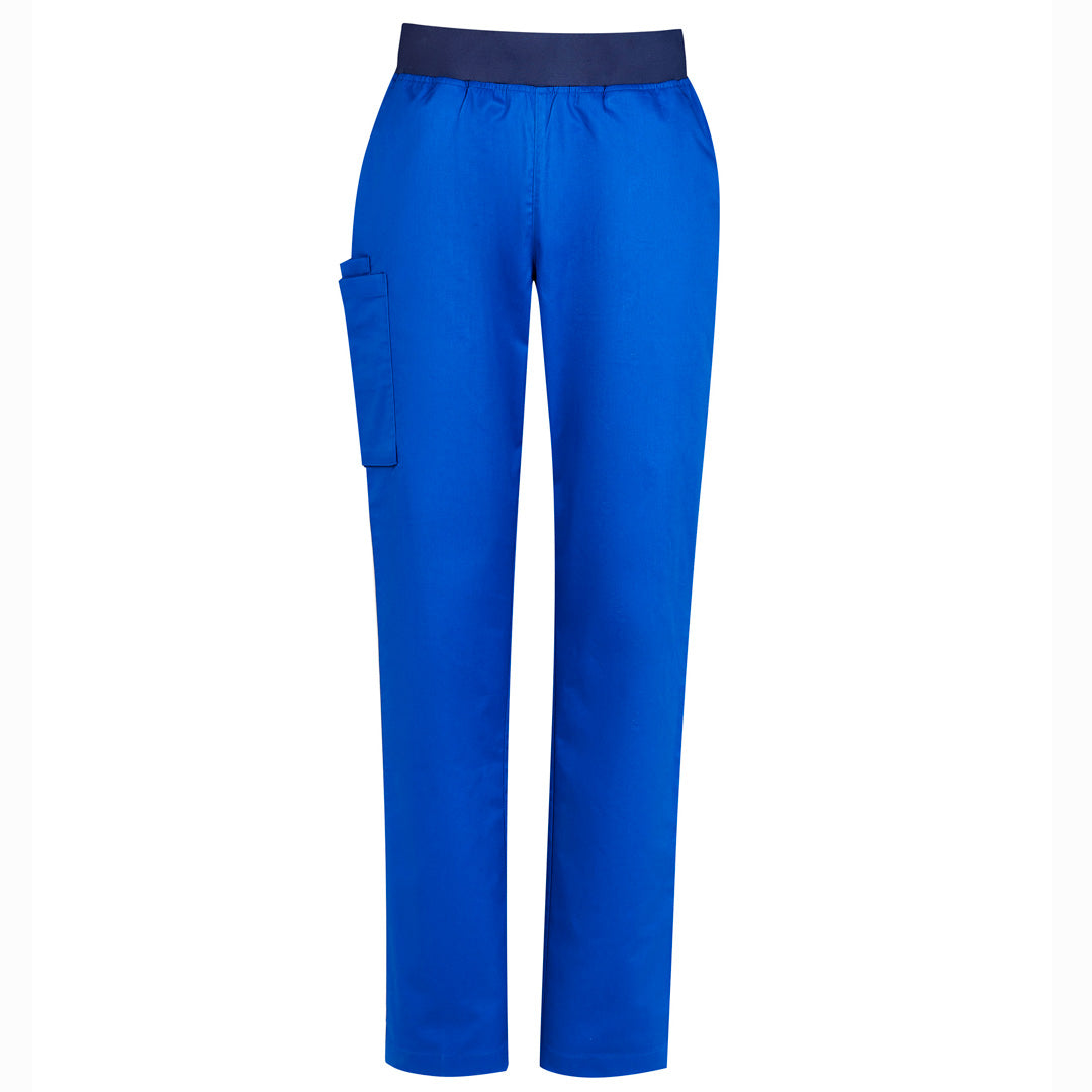 Biz Care The Riley Straight Leg Scrub Pant | Ladies Electric Blue Scrubs