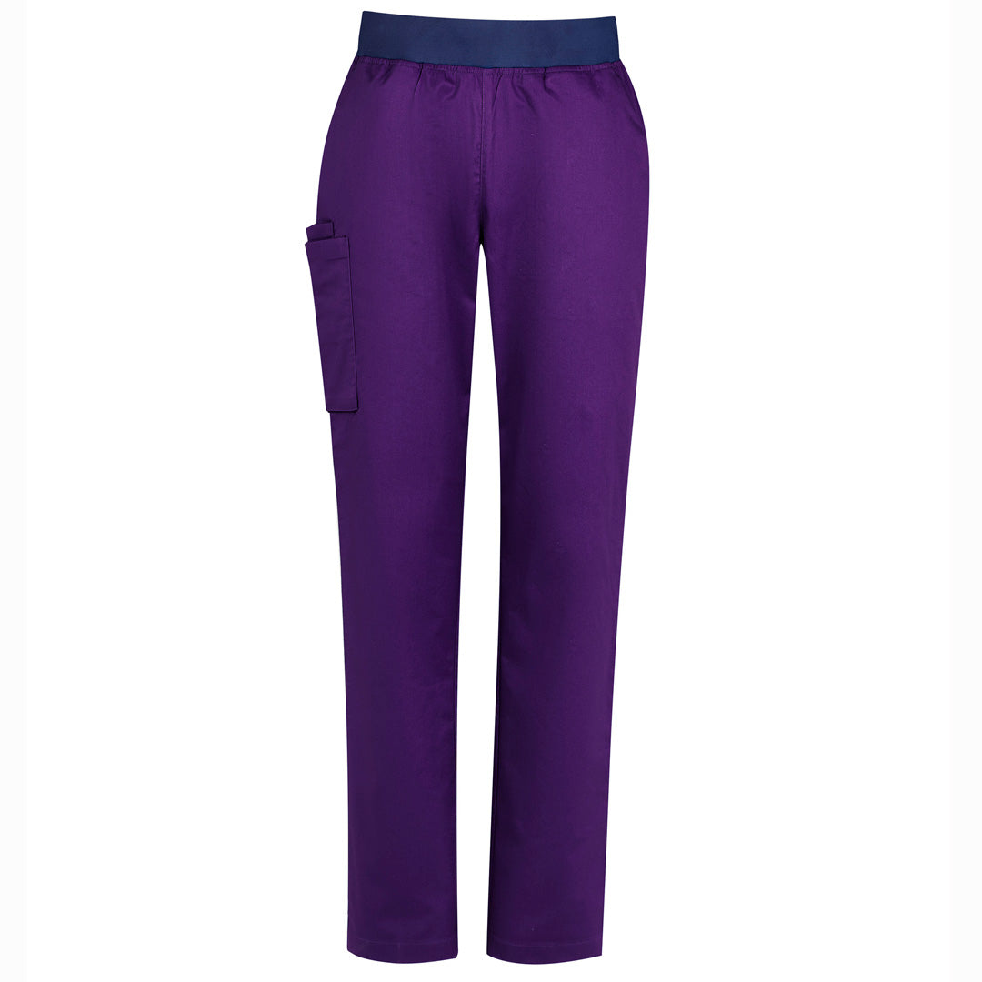 Biz Care The Riley Straight Leg Scrub Pant | Ladies Purple Scrubs