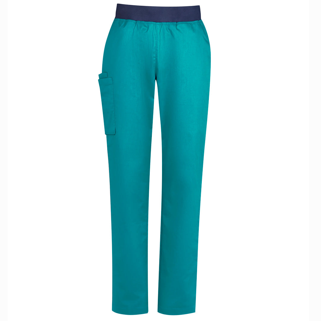 Biz Care The Riley Straight Leg Scrub Pant | Ladies Teal Scrubs