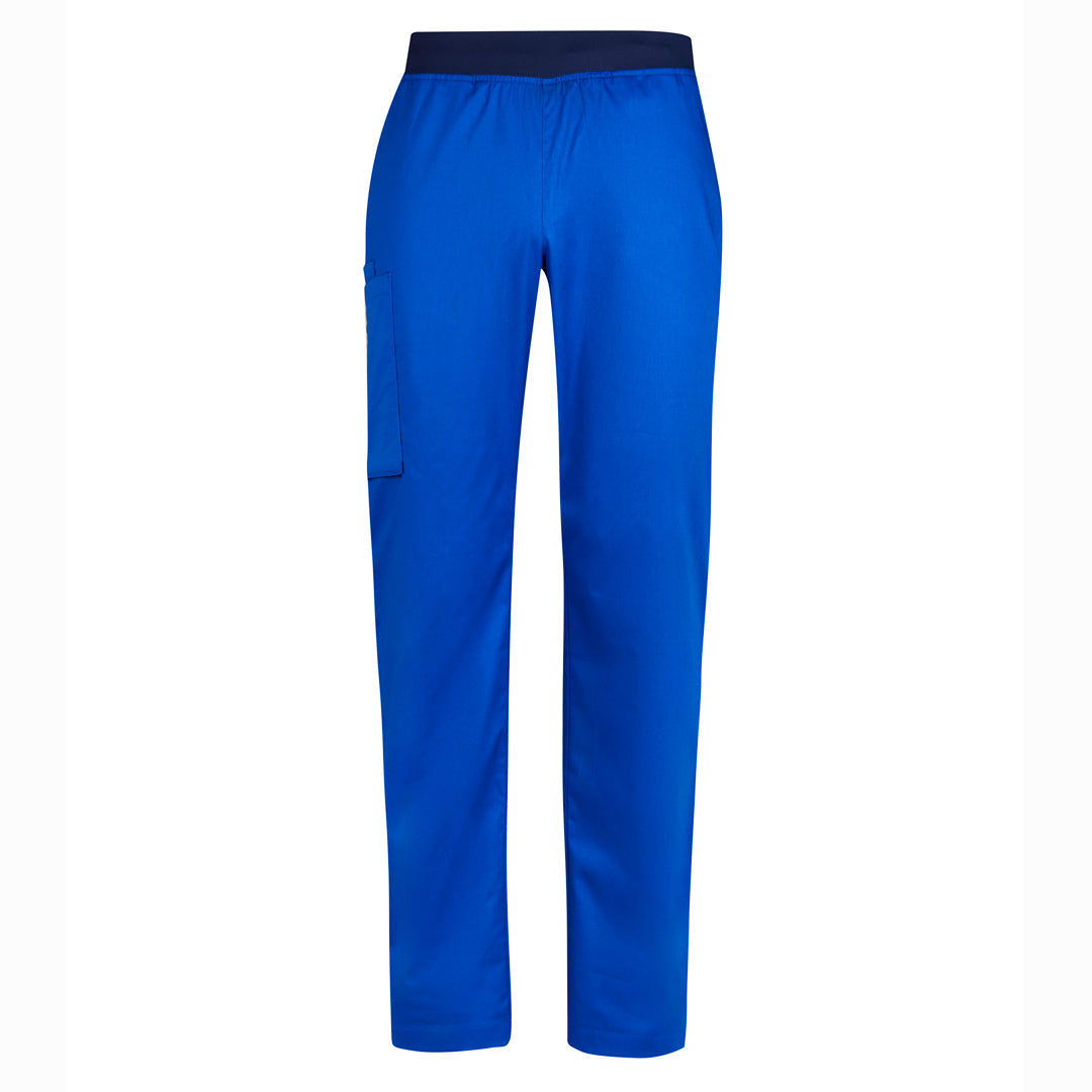 Biz Care The Riley Straight Leg Scrub Pant | Mens Electric Blue Scrubs