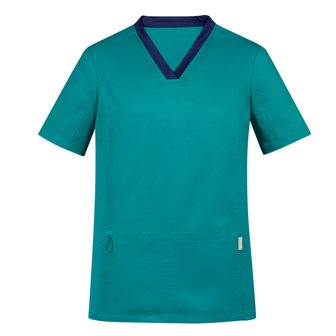 Biz Care The Riley V Neck Scrub Top | Mens Teal Scrubs