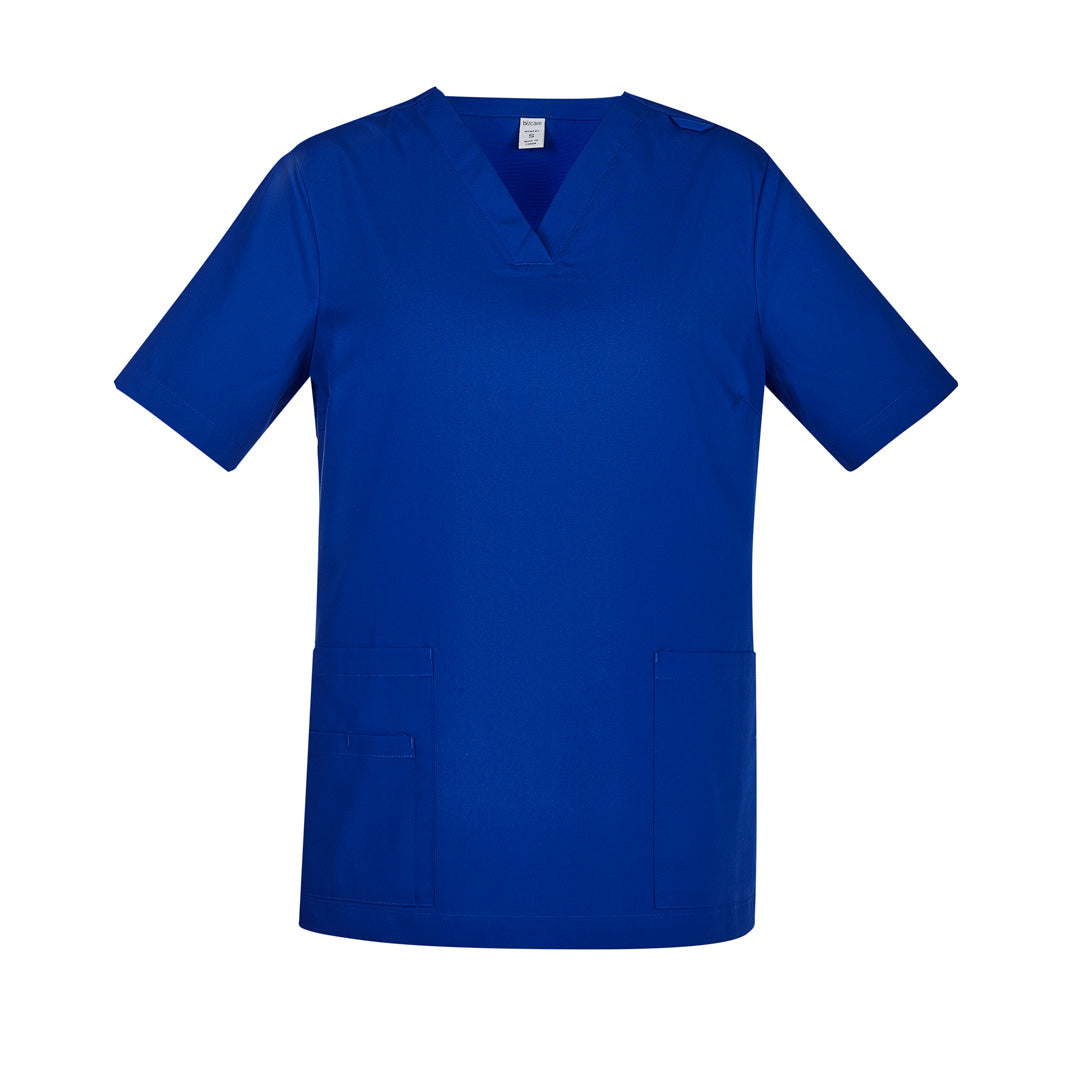 Biz Care The Tokyo Scrub Top | Ladies Royal Blue Scrubs