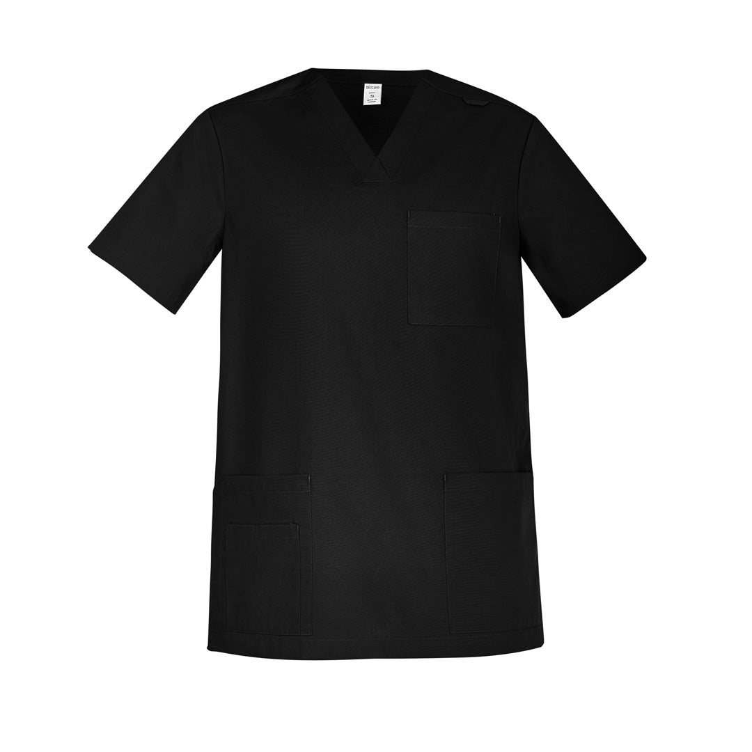 Biz Care The Tokyo Scrub Top | Mens Black Scrubs