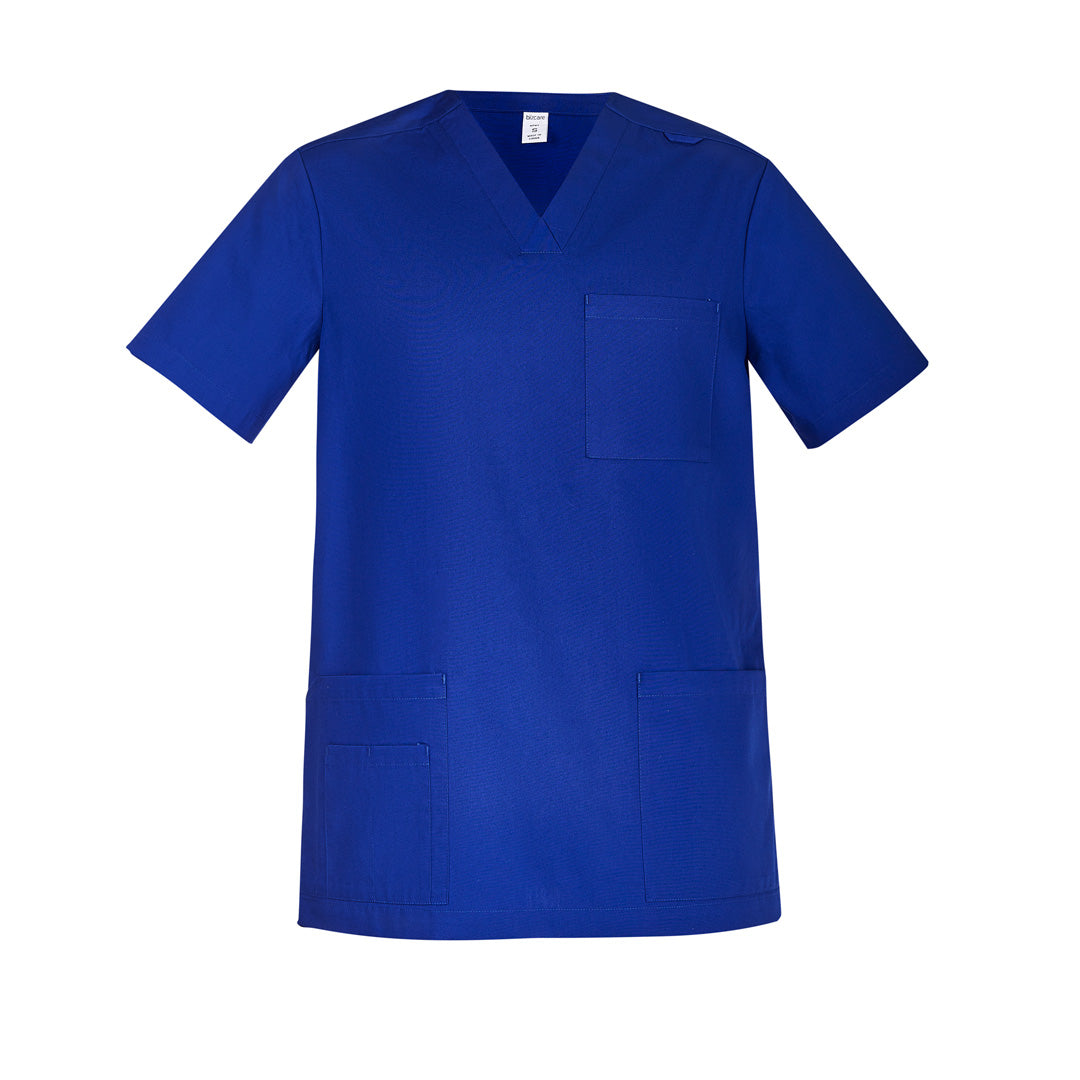 Biz Care The Tokyo Scrub Top | Mens Royal Blue Scrubs