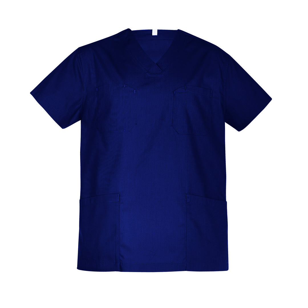 Biz Care The Hartwell Scrub Top | Unisex Dark Blue Scrubs