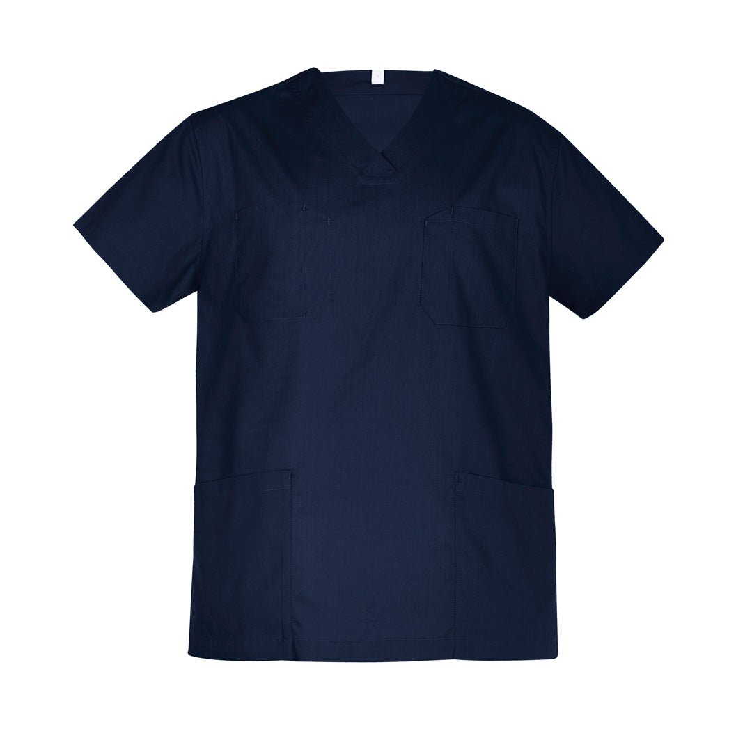 Biz Care The Hartwell Scrub Top | Unisex Midnight Scrubs