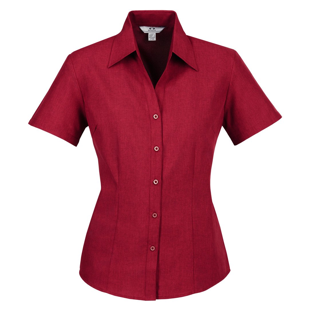 Biz Collection The Oasis Shirt | Ladies | Short Sleeve Cherry Shirts & Tops