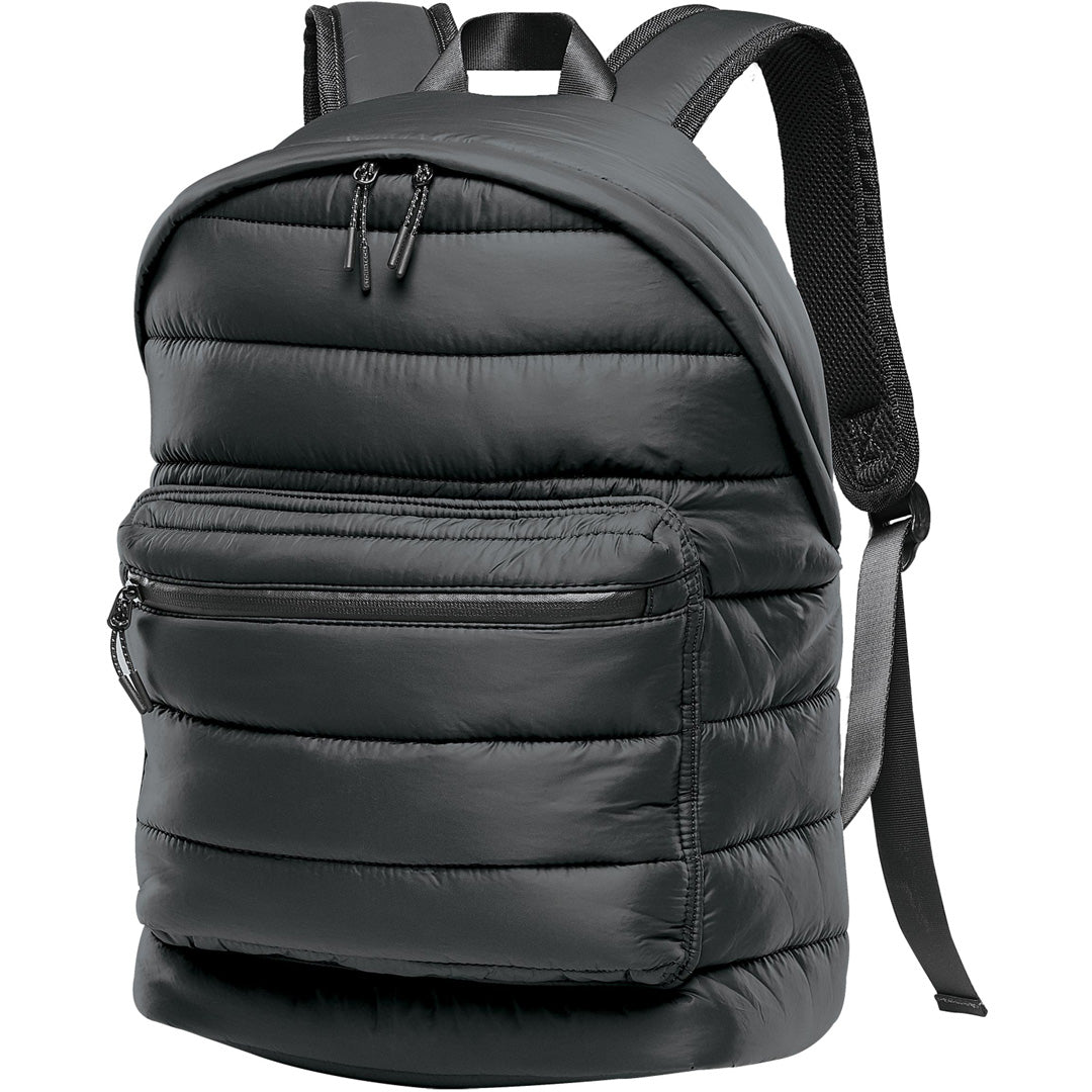 Stormtech The Stavanger Quilted Backpack Black Backpacks