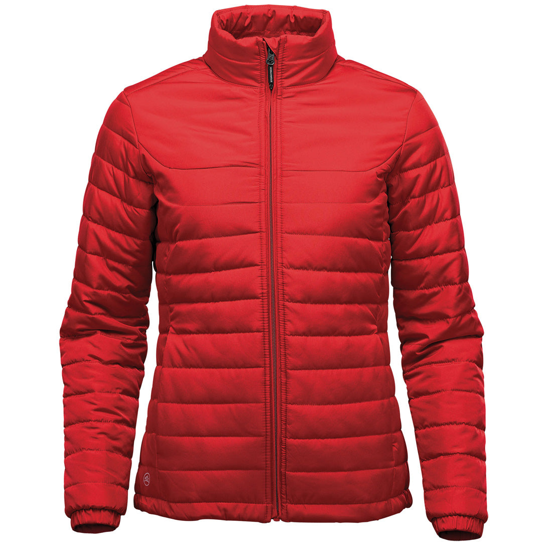 Stormtech The Nautilus Quilted Jacket | Ladies Red Outerwear