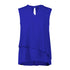 Biz Corporates The Seville Layered Top | Ladies | Sleeveless Cobalt Shirts & Tops