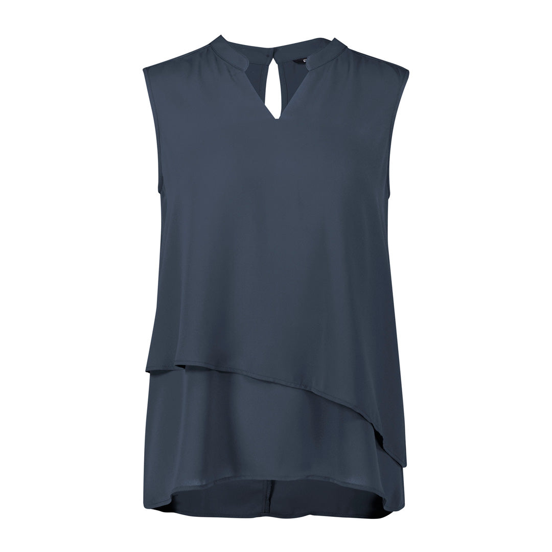 Biz Corporates The Seville Layered Top | Ladies | Sleeveless Storm Shirts & Tops