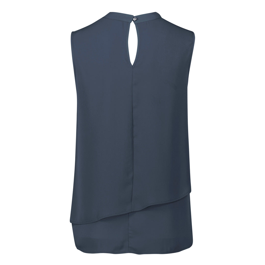 Biz Corporates The Seville Layered Top | Ladies | Sleeveless Shirts & Tops
