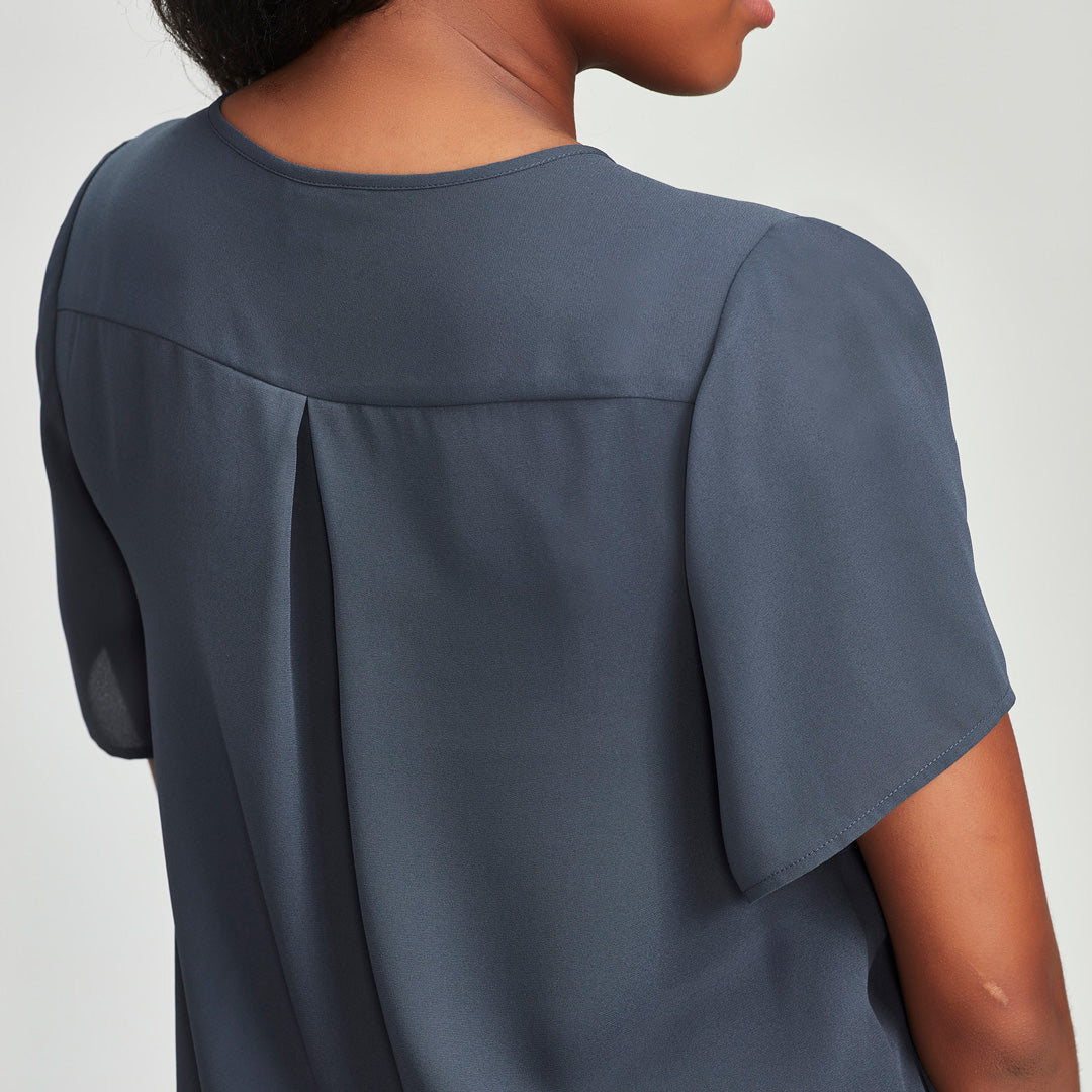Biz Corporates The Vienna Blouse | Ladies | Short Sleeve Shirts & Tops