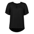 Biz Corporates The Vienna Blouse | Ladies | Short Sleeve Black Shirts & Tops