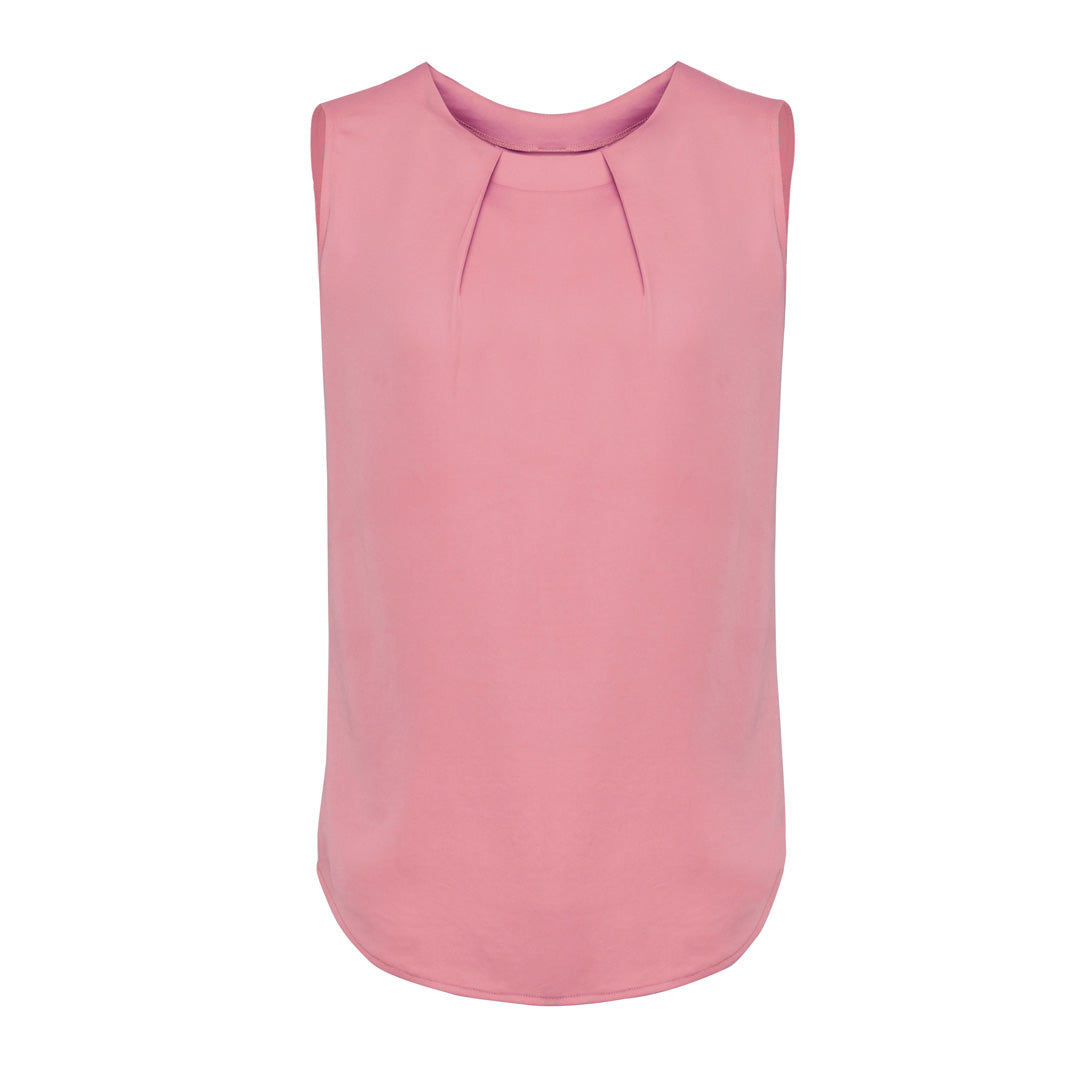 Biz Corporates The Estelle Blouse | Ladies | Sleeveless Dusty Rose Shirts & Tops
