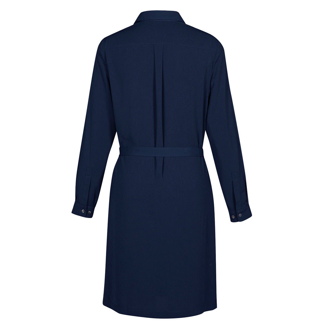 Biz Corporates The Chloe Pocket Shirt Dress | Long Sleeve Dresses