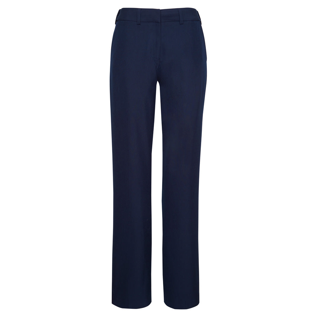 Biz Corporates The Siena Straight Leg Pant | Ladies Marine Blue Pants
