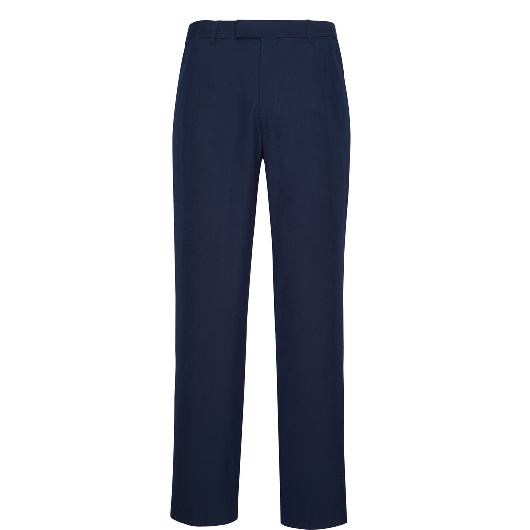 Biz Corporates The Siena Straight Leg Pant | Mens Marine Blue Pants