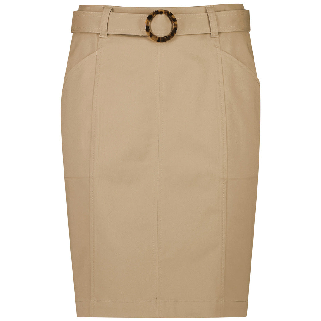 Biz Corporates The Traveller Chino Skirt | Ladies Desert Skirts