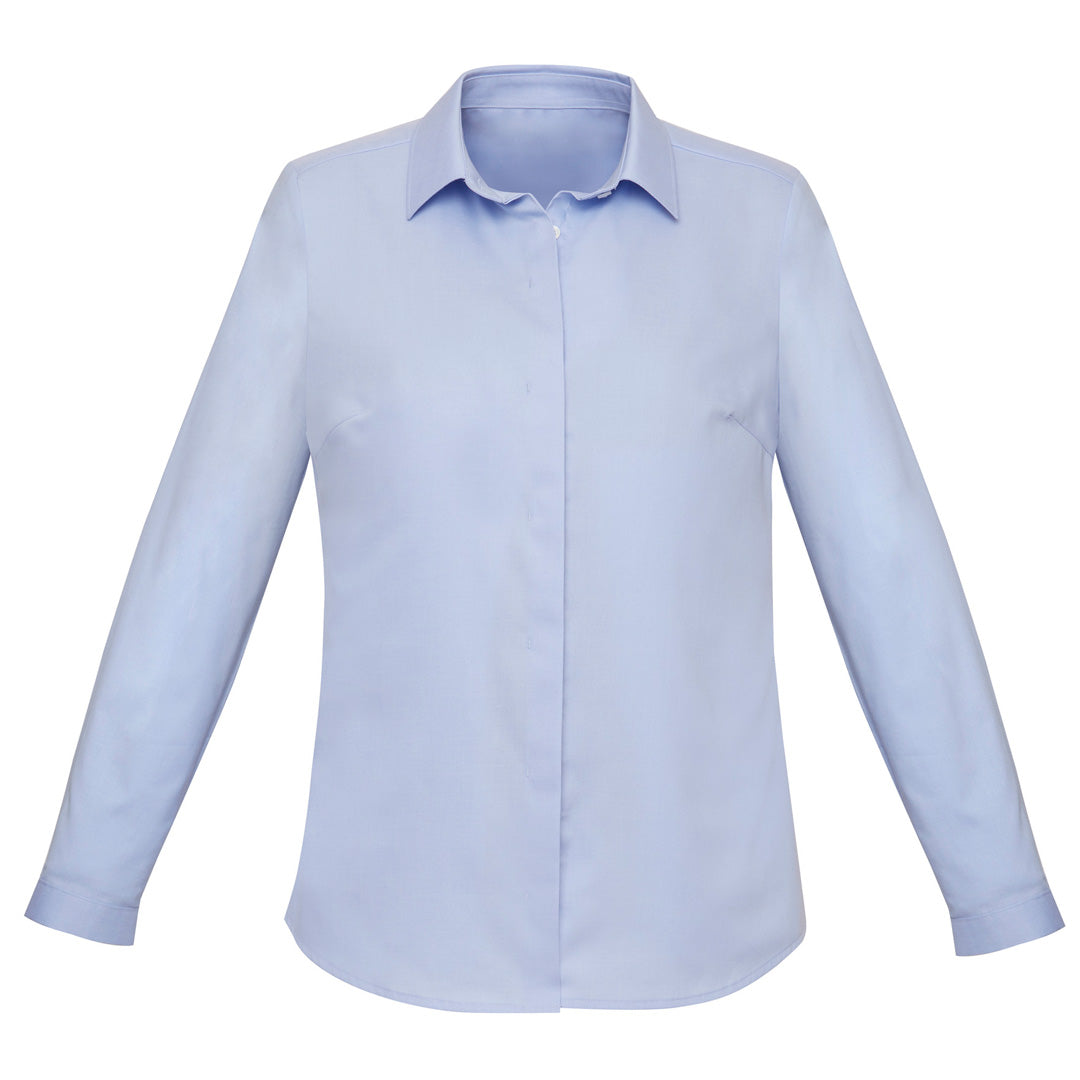 Biz Corporates The Charlie Shirt | Ladies | Long Sleeve Chambray Shirts & Tops