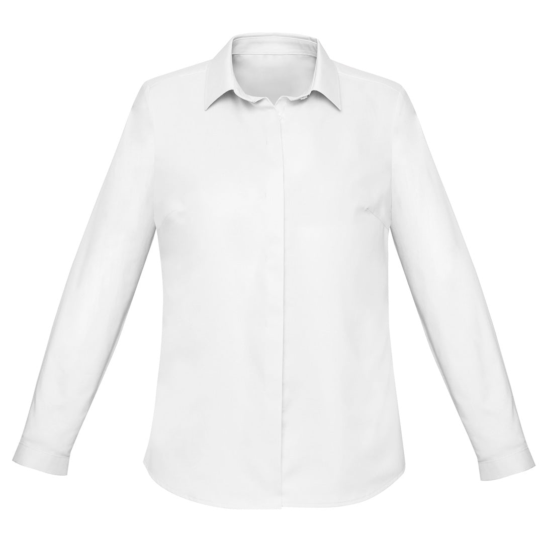 Biz Corporates The Charlie Shirt | Ladies | Long Sleeve White Shirts & Tops