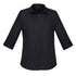 Biz Corporates The Charlie Shirt | Ladies | 3/4 Sleeve Black Shirts & Tops