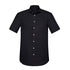Biz Corporates The Charlie Shirt | Classic Fit | Mens | Short Sleeve Black Shirts & Tops