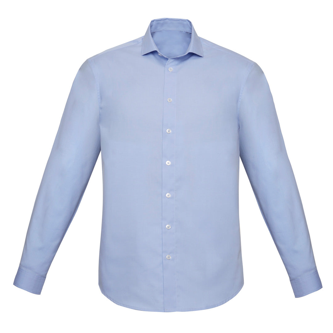 Biz Corporates The Charlie Shirt | Slim Fit | Mens | Long Sleeve Chambray Shirts & Tops