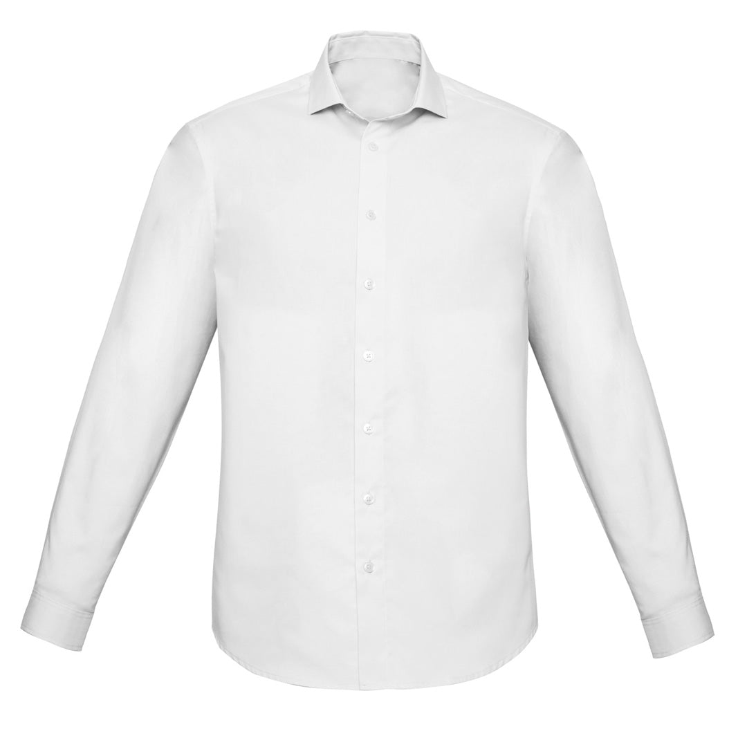 Biz Corporates The Charlie Shirt | Slim Fit | Mens | Long Sleeve White Shirts & Tops