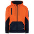 Bad Workwear The Bad Waterproof Rain Defend Hi Vis Fleece Hoodie | Full Zip Orange Shirts & Tops