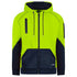 Bad Workwear The Bad Waterproof Rain Defend Hi Vis Fleece Hoodie | Full Zip Yellow Shirts & Tops