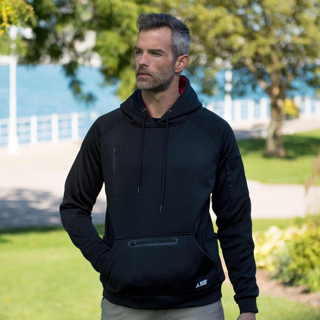 Bad Workwear The Bad Waterproof Rain Defend Hi Vis Fleece Hoodie | Pullover Shirts & Tops