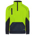Bad Workwear The Bad Rain Defend Waterproof Jumper | 1/4 Zip Yellow Shirts & Tops