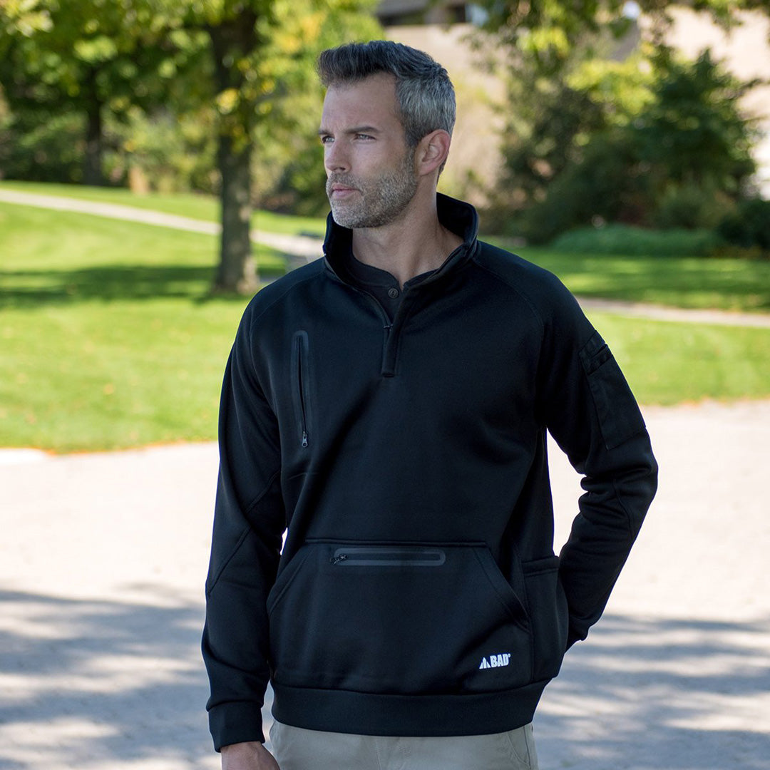 Bad Workwear The Bad Rain Defend Waterproof Jumper | 1/4 Zip Shirts & Tops