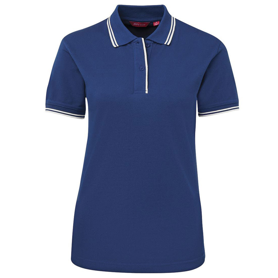 Jbs Wear The Contrast Polo | Ladies Royal/White Shirts & Tops
