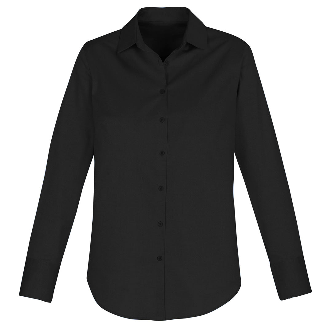 Biz Collection The Camden Shirt | Ladies | Long Sleeve Black Shirts & Tops