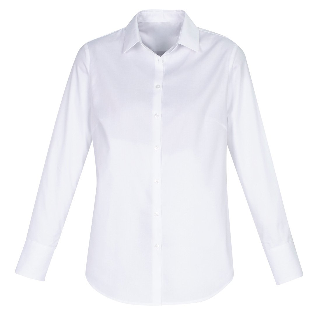 Biz Collection The Camden Shirt | Ladies | Long Sleeve White Shirts & Tops