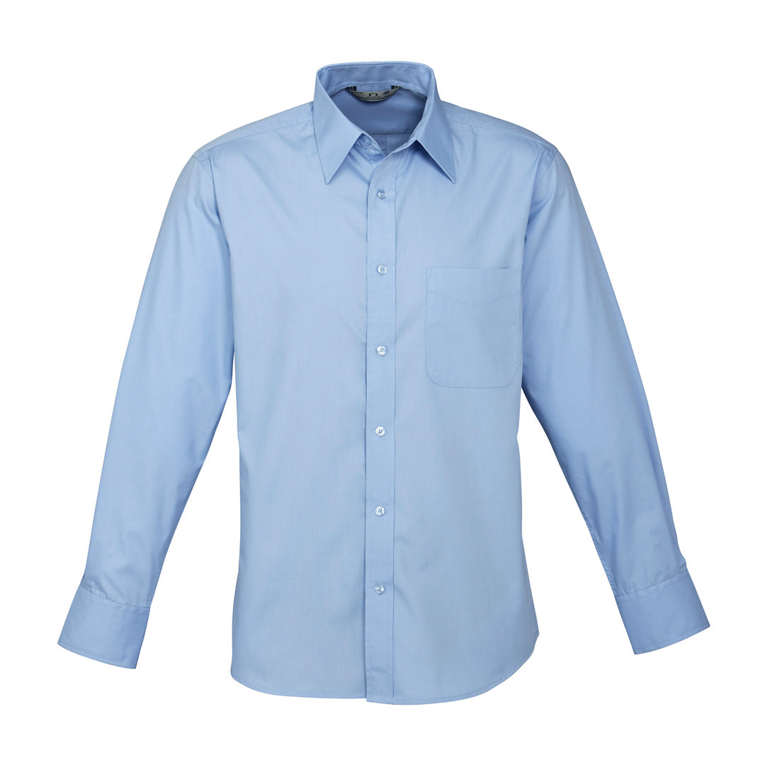 Biz Collection The Base Shirt | Mens | Long Sleeve Sky Shirts & Tops