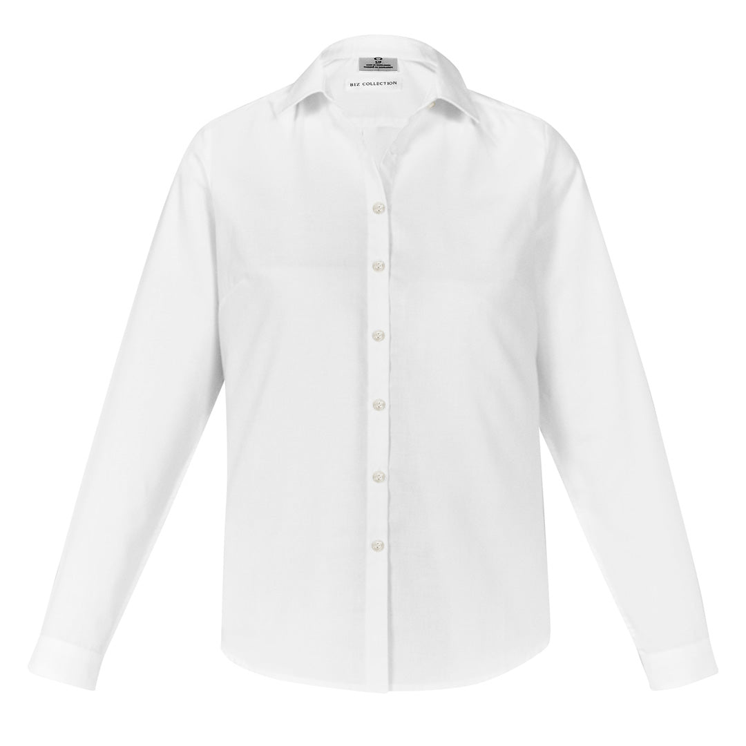 Biz Collection The Memphis Shirt | Ladies | Long Sleeve White Shirts & Tops