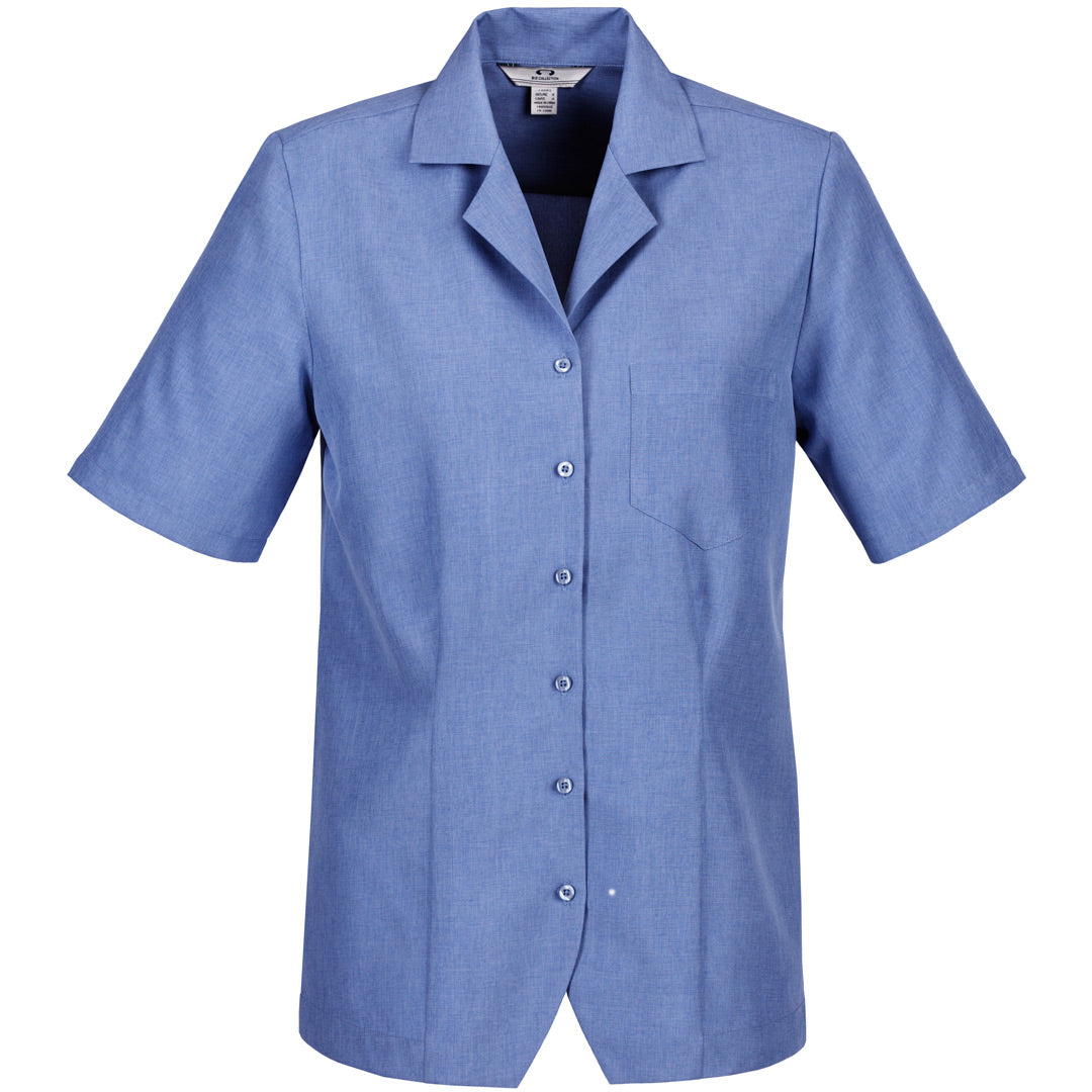Biz Collection The Oasis Shirt | Ladies | Overblouse Mid Blue Shirts & Tops