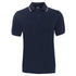 Jbs Wear The Cotton Face Polo | Short Sleeve | Mens Navy/White Shirts & Tops