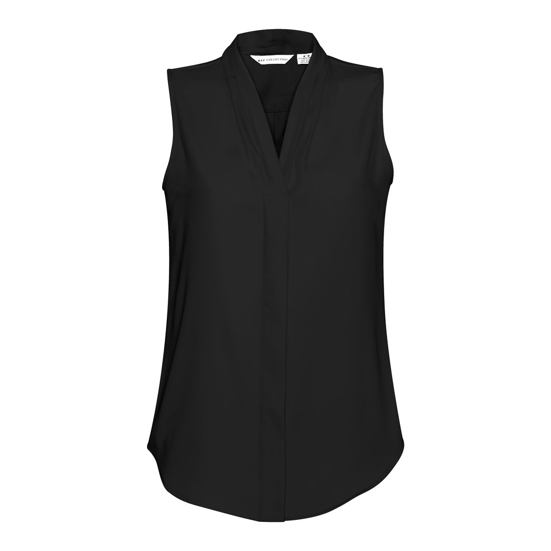 Biz Collection The Madison Shirt | Ladies | Sleeveless Black Shirts & Tops