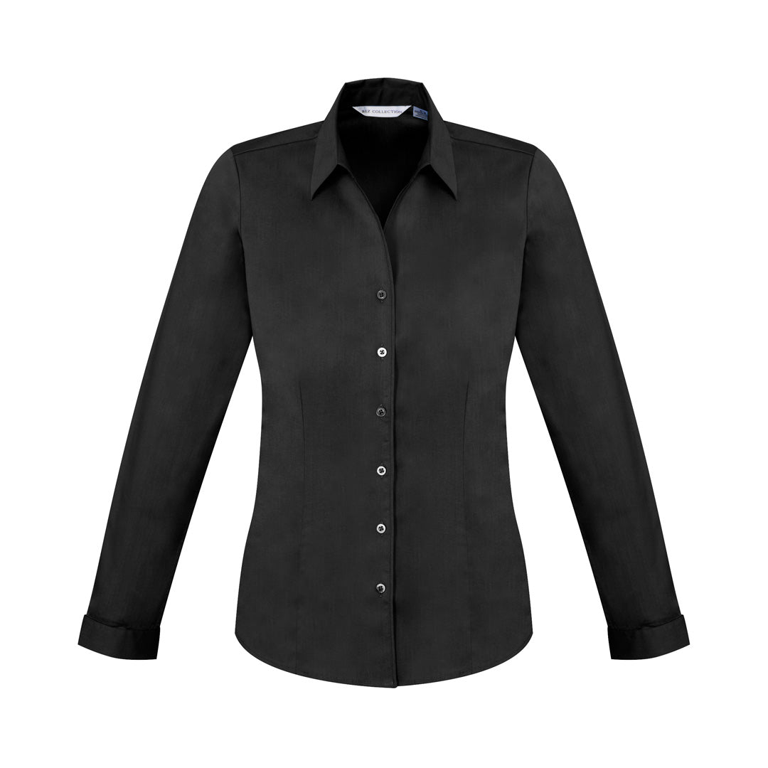 Biz Collection The Monaco Shirt | Ladies | Long Sleeve Black Shirts & Tops