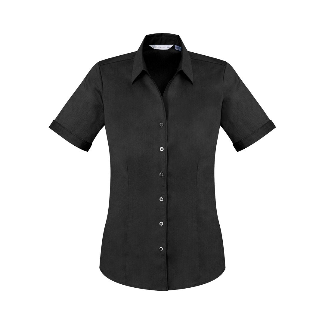 Biz Collection The Monaco Shirt | Ladies | Short Sleeve Black Shirts & Tops