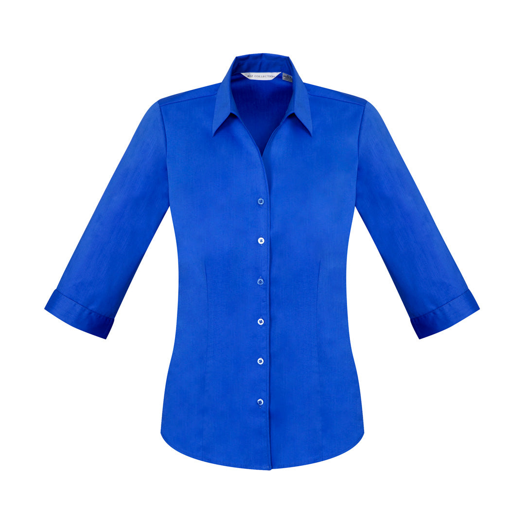 Biz Collection The Monaco Shirt | Ladies | 3/4 Sleeve Electric Blue Shirts & Tops