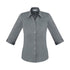 Biz Collection The Monaco Shirt | Ladies | 3/4 Sleeve Platinum Shirts & Tops