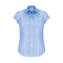 Biz Collection The Euro Shirt | Ladies | Short Sleeve Blue/White Stripe Shirts & Tops