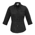 Biz Collection The Harper Shirt | Ladies | 3/4 Sleeve Black/Silver Shirts & Tops