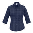 Biz Collection The Harper Shirt | Ladies | 3/4 Sleeve Ink/Silver Shirts & Tops